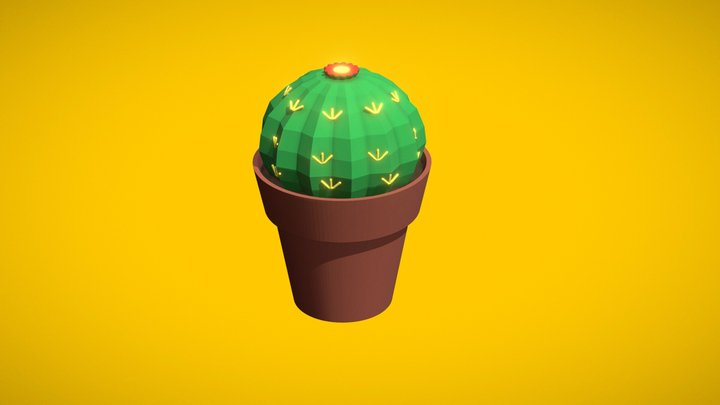 Little Cactus 3D Model