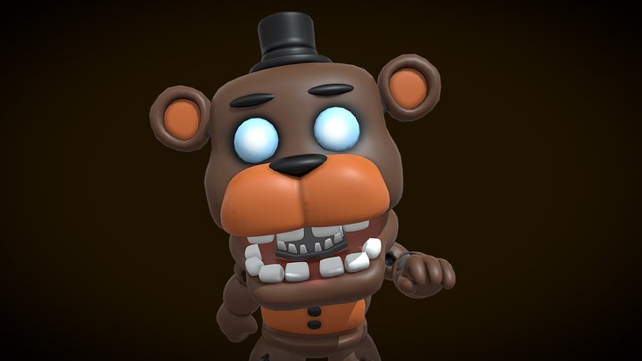 Withered Freddy Funko Pop! Custom 3D Model