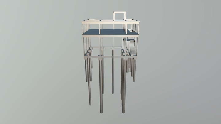 Depósito Supermercados Diamante 3D Model