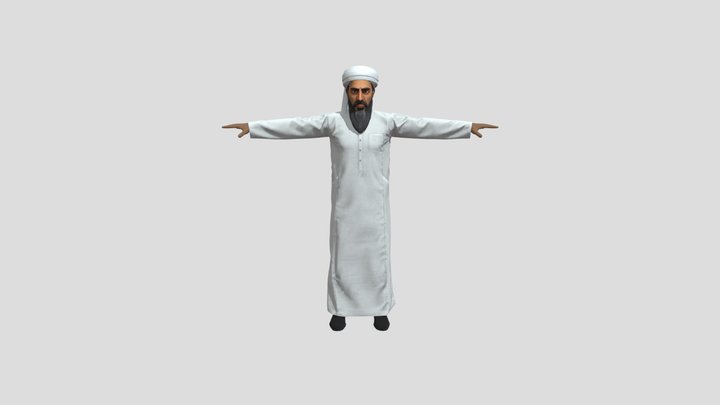 Osama Bin Laden 3D Model