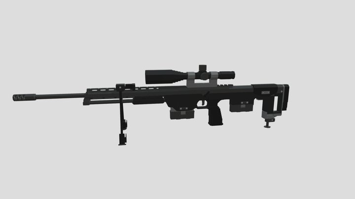 DSR1 Sniper rifle 3D Model
