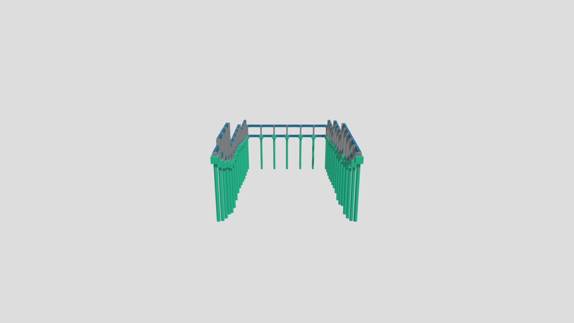 3d Dos Mjuros De Arrimo