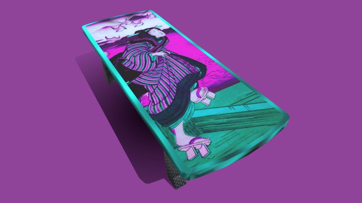 japanese style table – Modello 3D gratuito STL