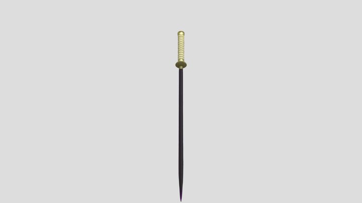 GOLD ROGER SWORD 3D Model