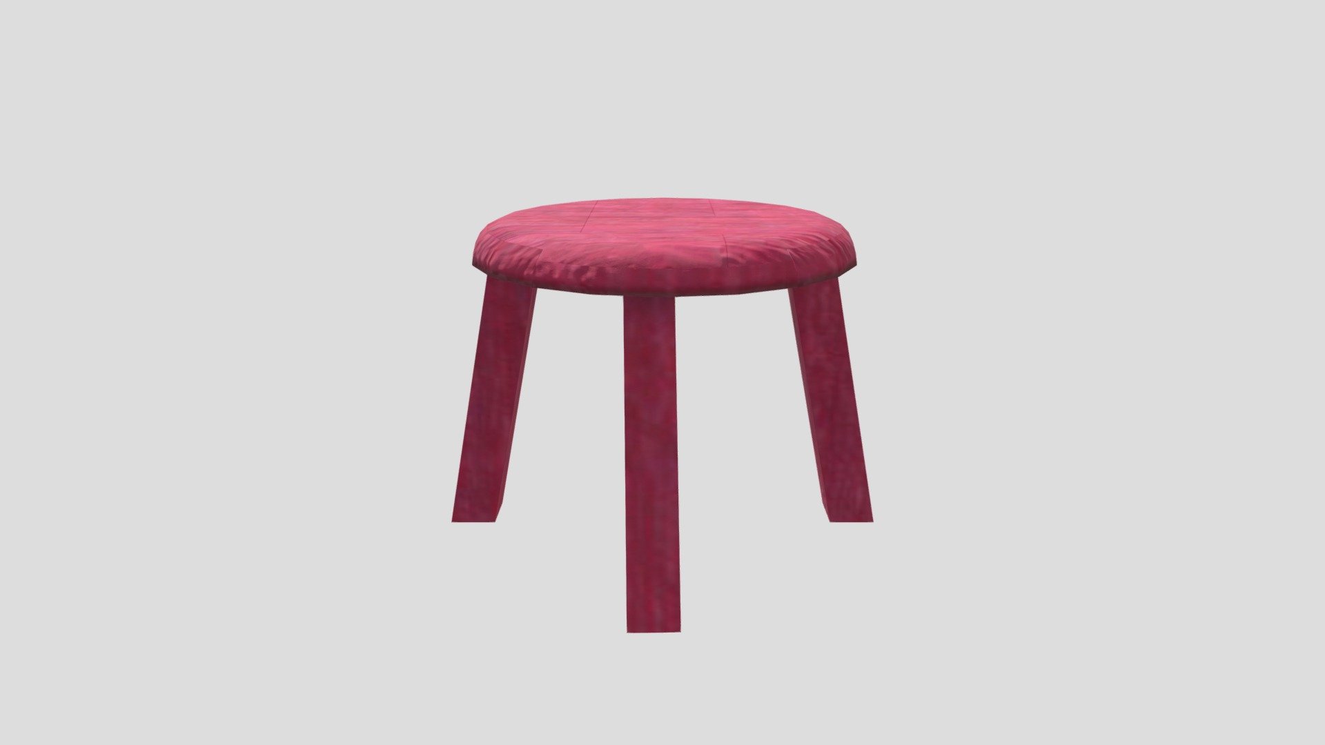 Purple Heart Stool CLichnovsky