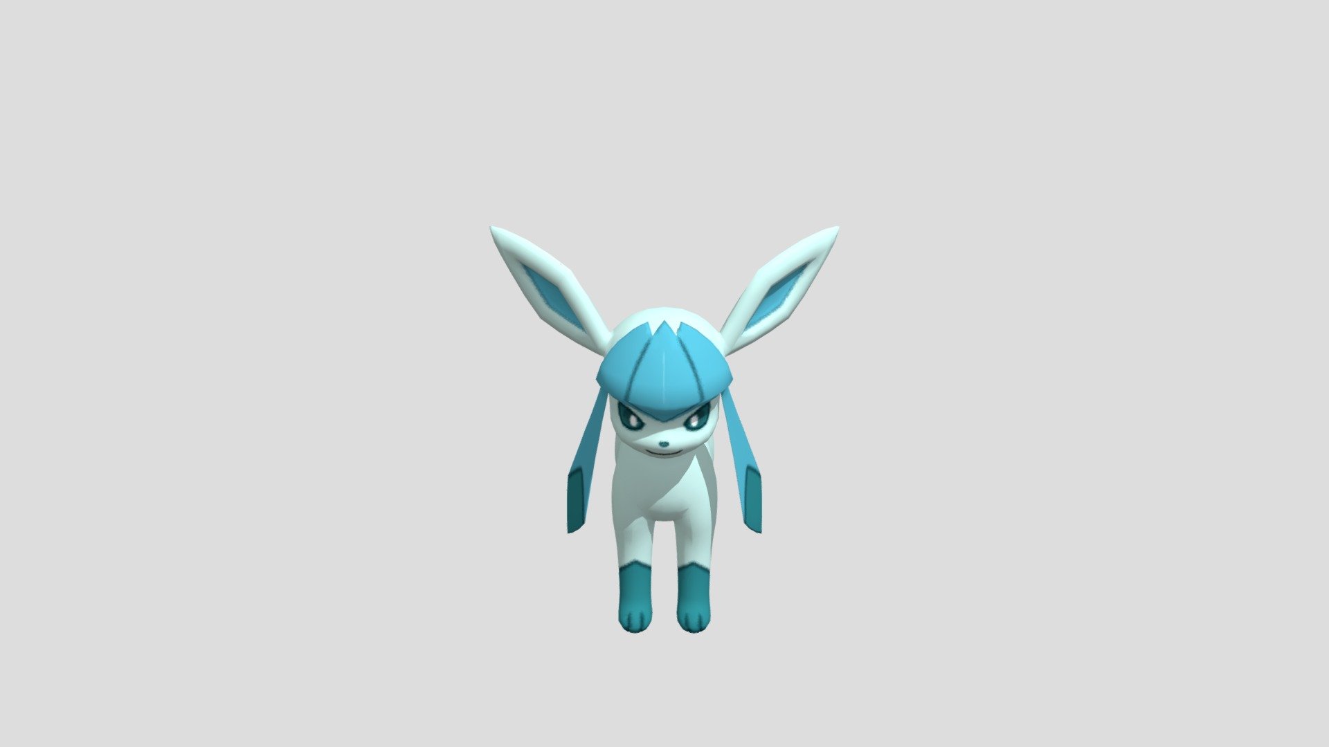 Glaceon 3D Render