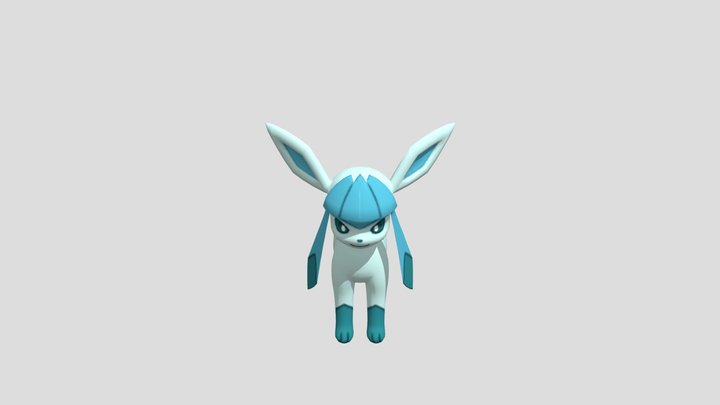 Glaceon 3D Render 3D Model
