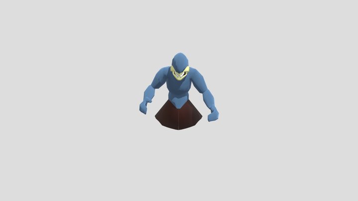 Blue Line - Ancient Boss 3D Model