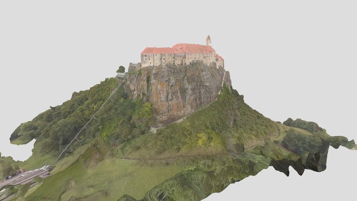 Riegersburg Castle, Austria – Modello 3D gratuito STL
