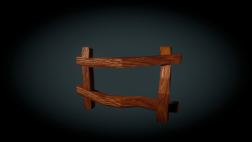 Wooden fence
