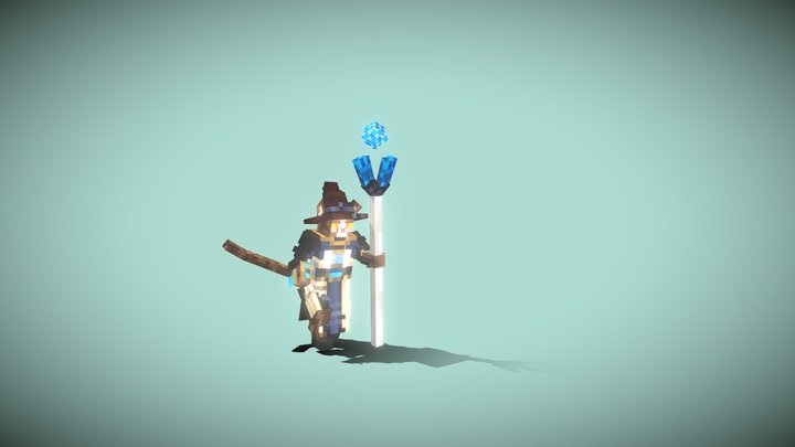 Wizard Cat 3D Model