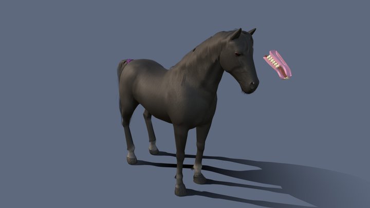 Black Horse 3D Model