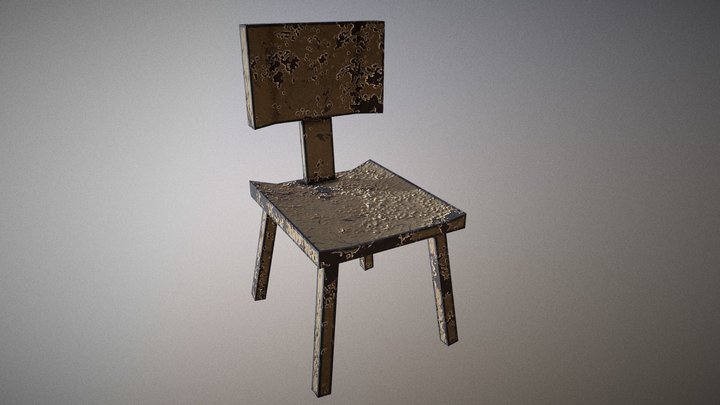 Chair with Texture 3D Model