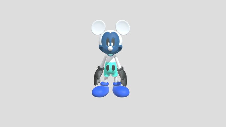 Photo- Negative Mickey (2.79) 3D Model