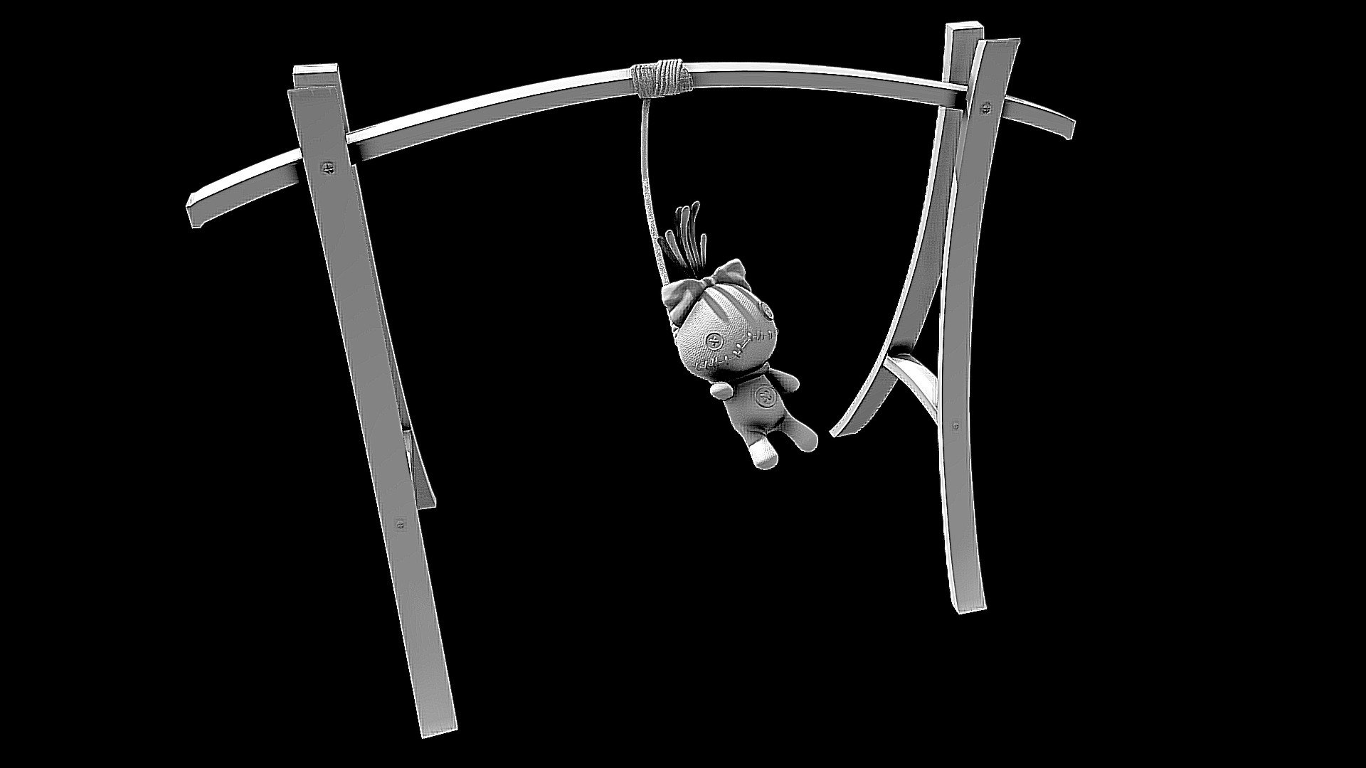Inktober Day 09 - Swing - Patricia Mischa Lopes