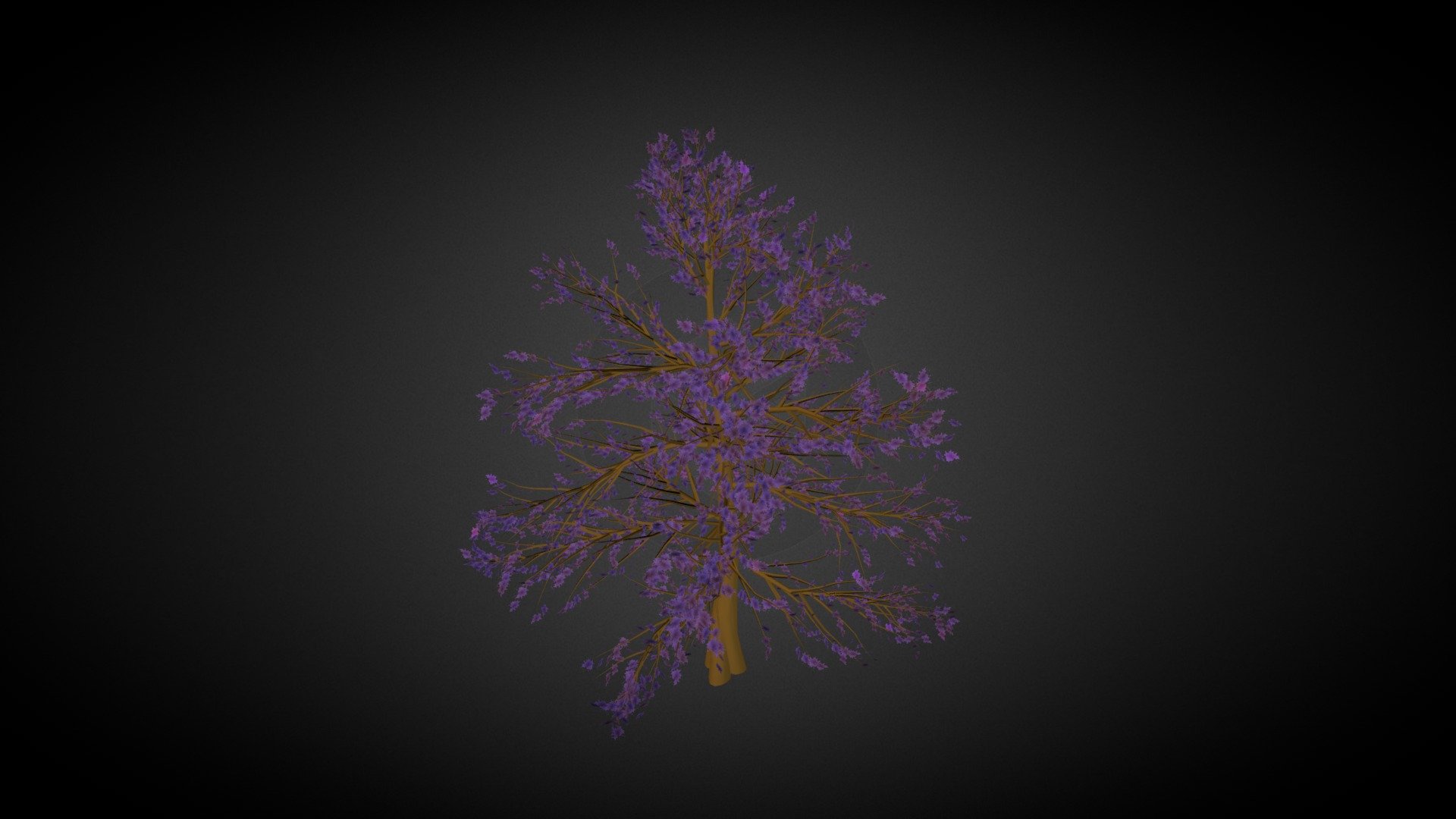Fantasy Tree - Purple Leaves