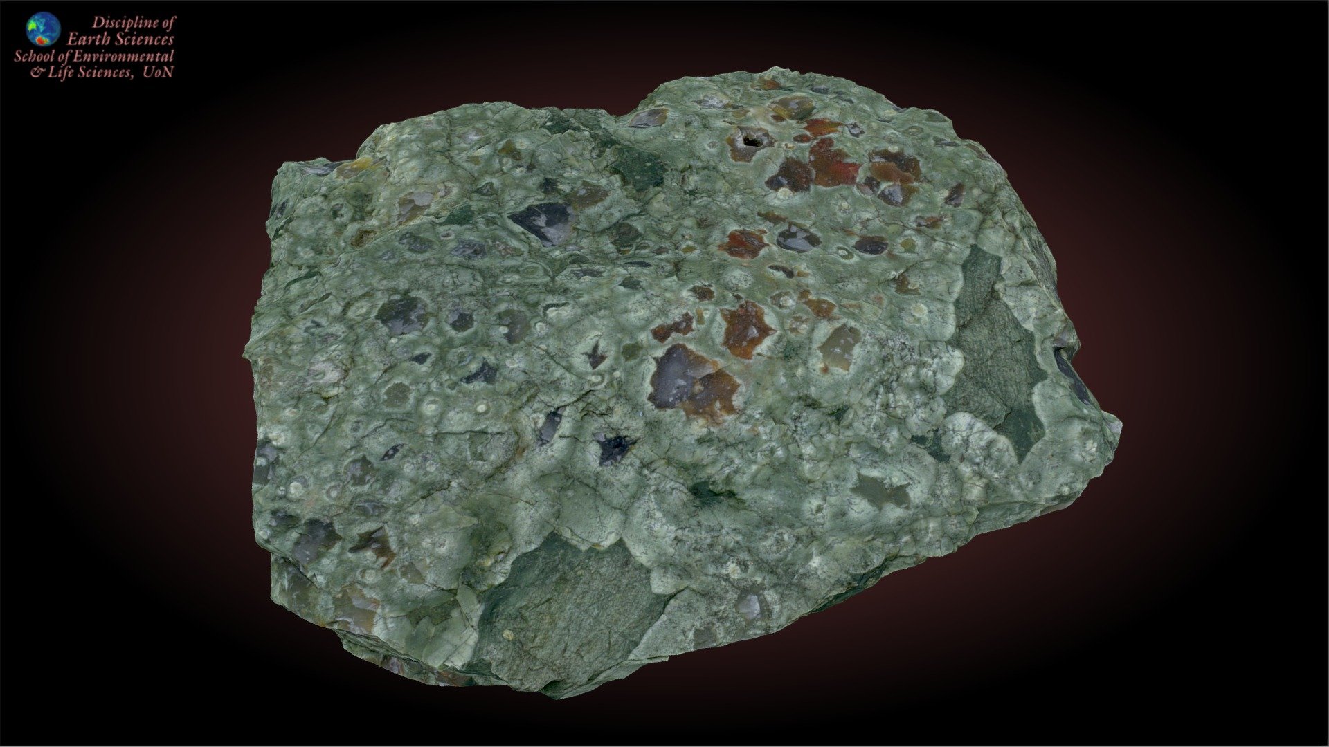 Volcanic breccia - 3D model by Earth Sciences, University of Newcastle ...