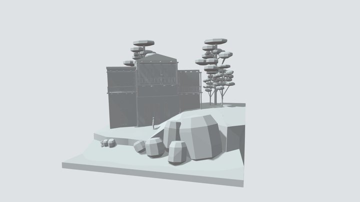 By The Ocean - Update chosen Diorama and House 3D Model