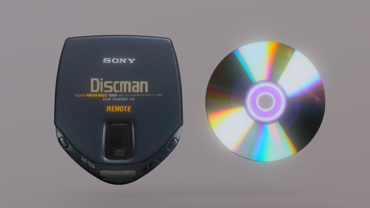 Portable CD Player 3D Model