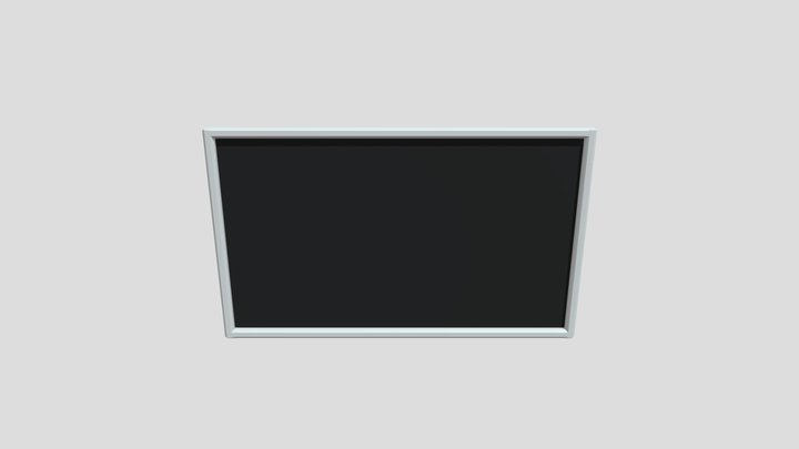 Wall Mounted TV 3D Model