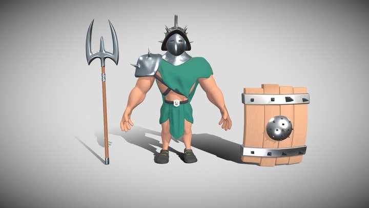 Gladiator 3D Model