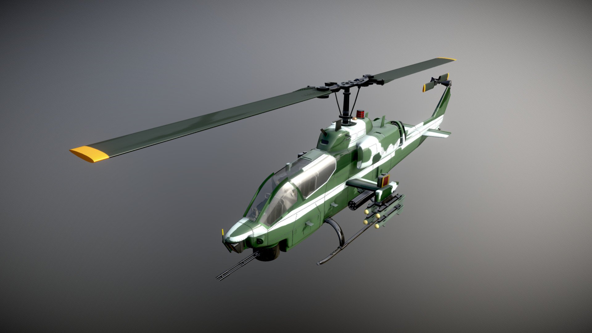 Helicopter Military Download Free 3D model by Arion