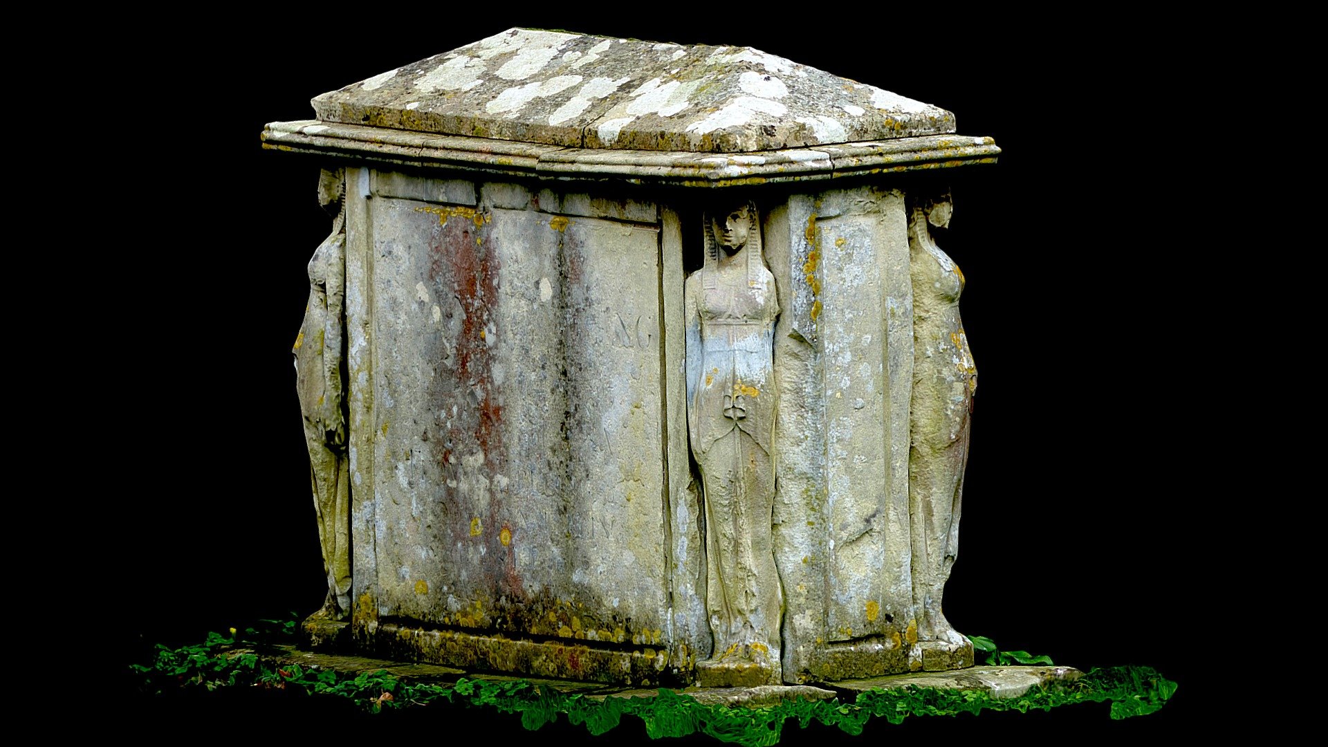Egyptian caryatid tomb, Fairford Gloucestershire