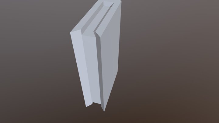 Basic Book 3D Model