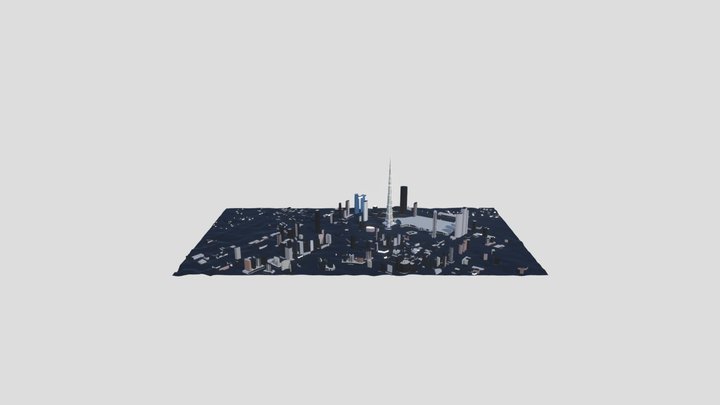 Dubai-Burj khalifa 3D Model