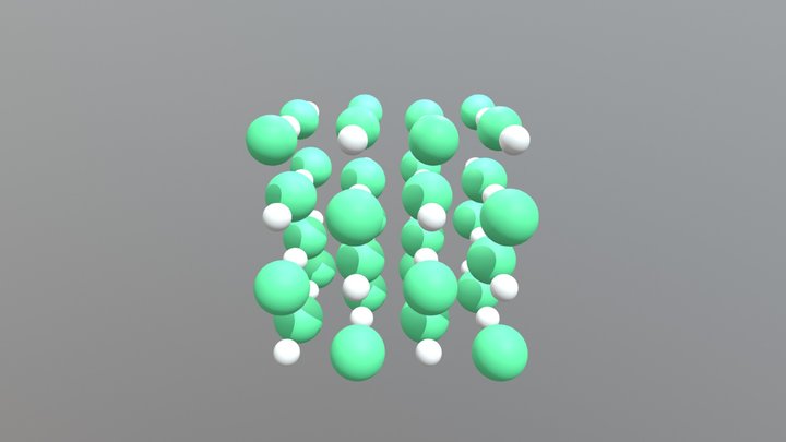Sodium Chloride - NaCl 3D Model