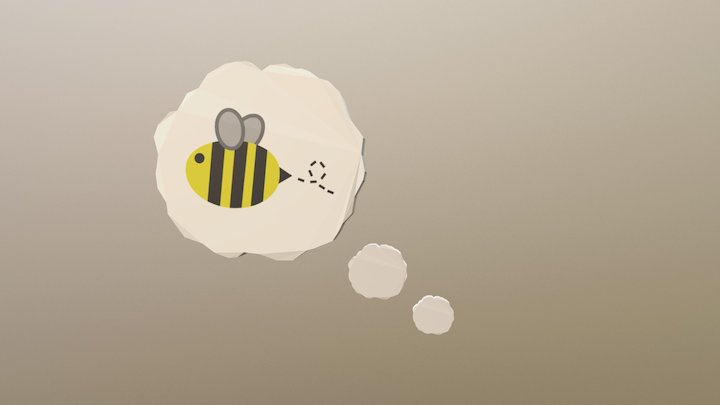 Thought Bubble 3D Model
