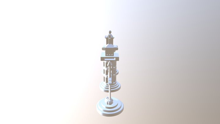 Chess Pieces 3D Model
