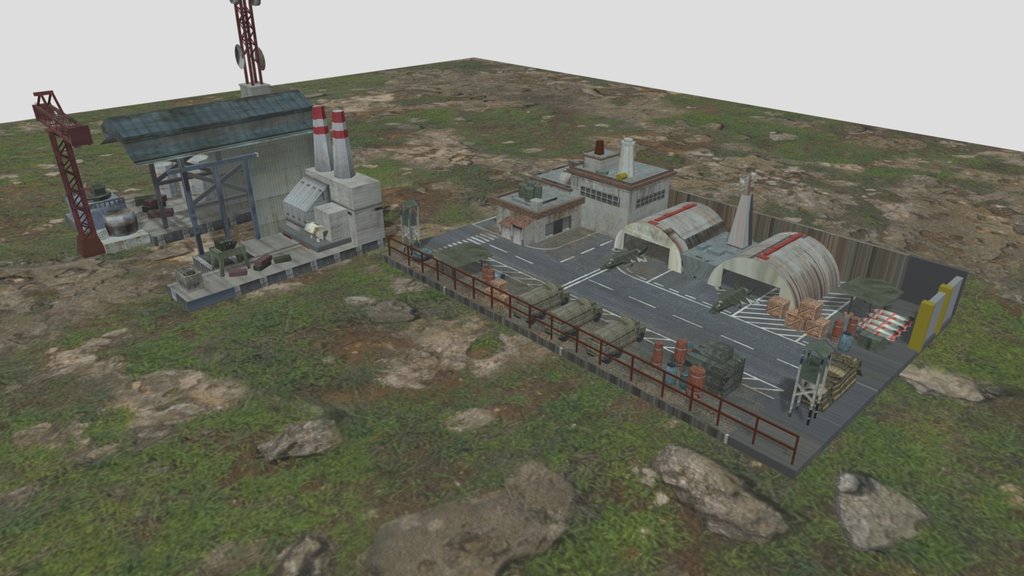 Modular Military Airbase & Industrial Outpost