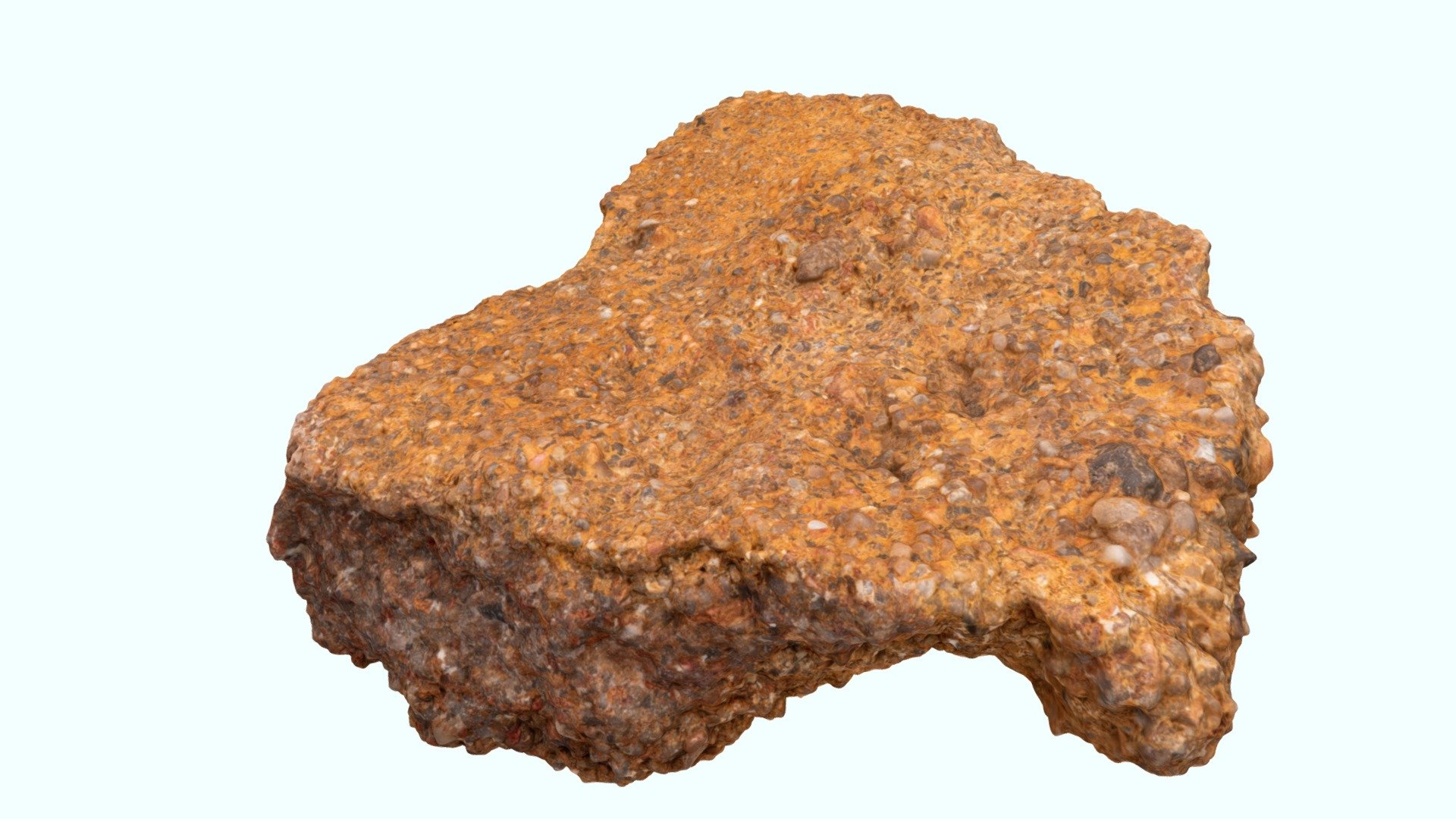 Bone bed (phosphorite bioclastique) — Sketchfab embed 3D viewer