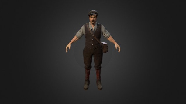 Worker 3D Model