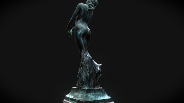 Dimman Statue By Gusten Lindberg 3D Model