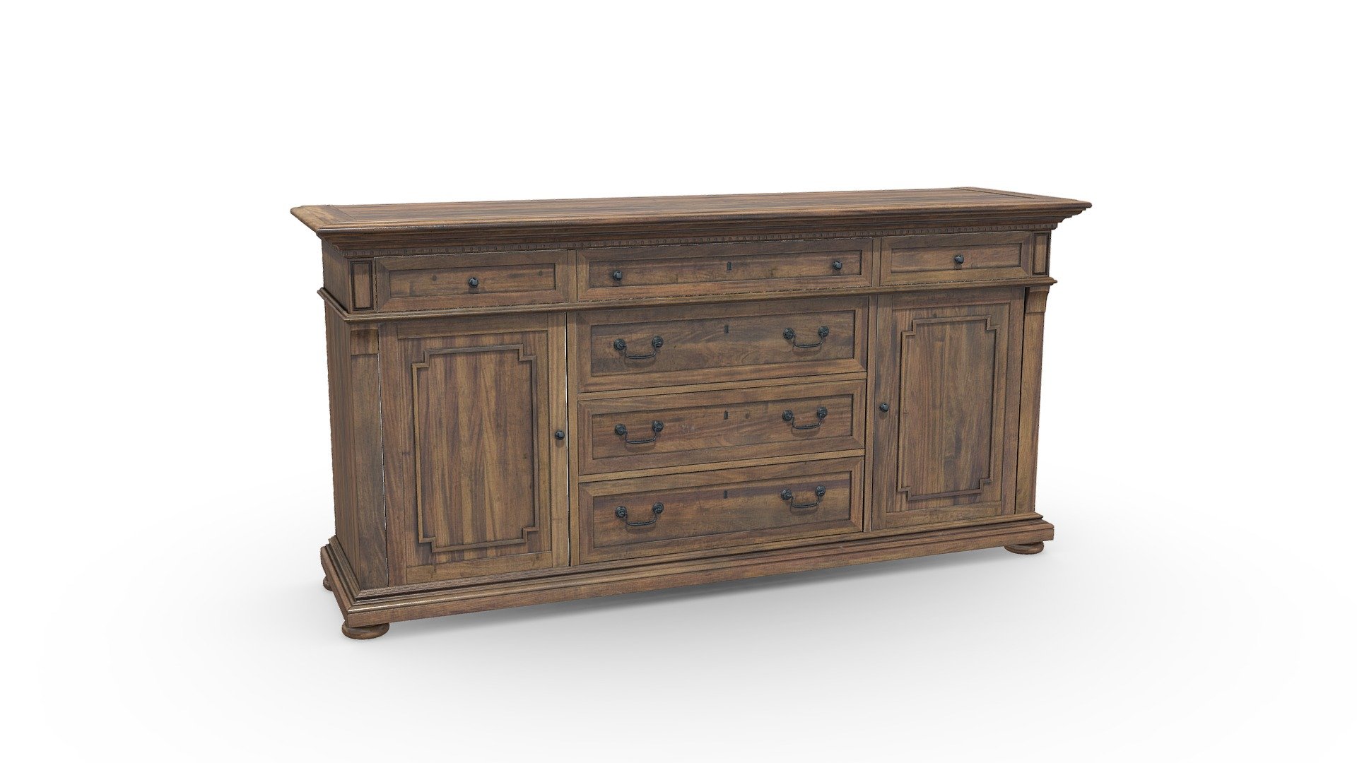 23326 Wellington Hall Dining Buffet - 3D model by GS3D visuals (@zholud ...