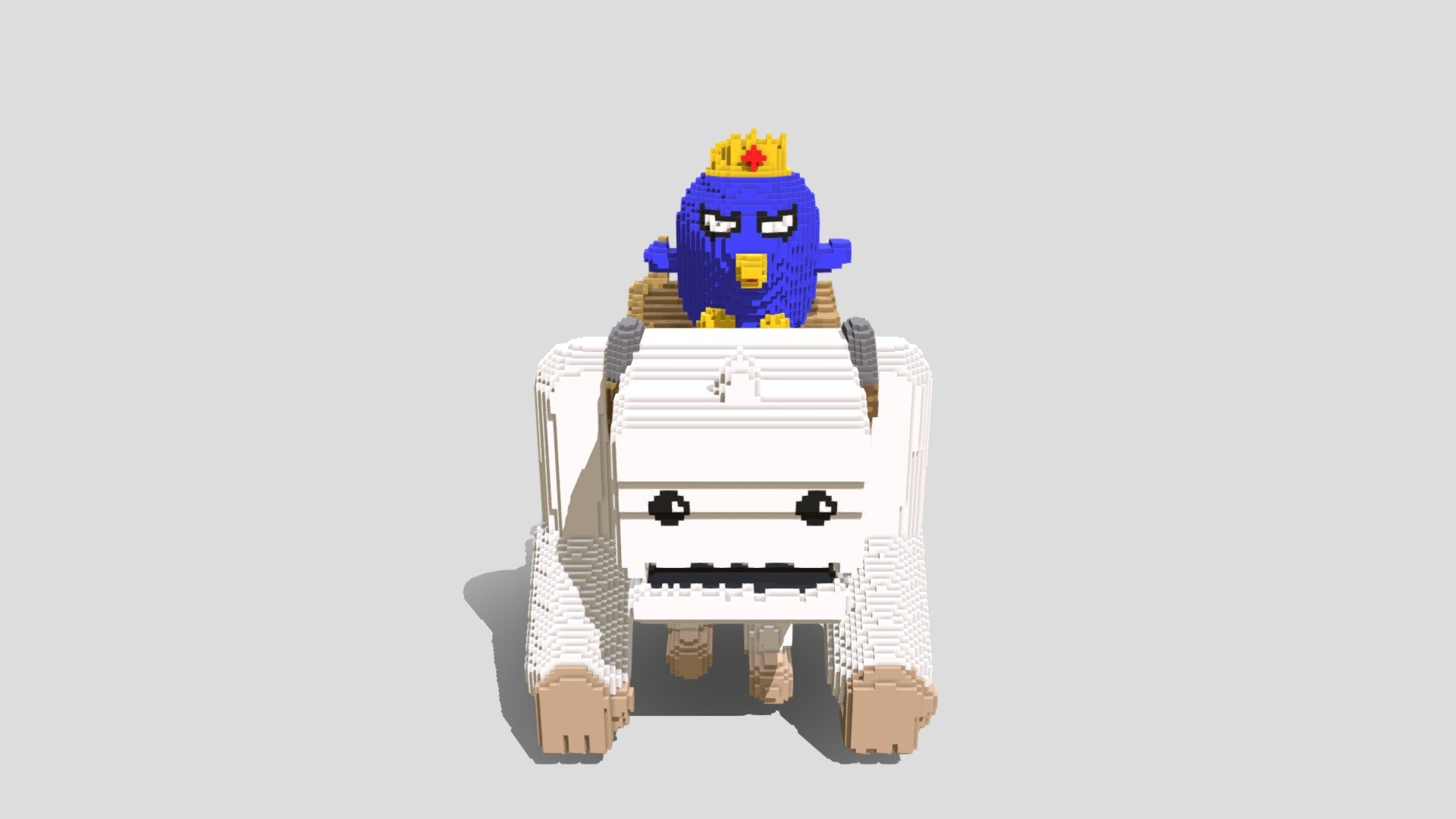 Minecraft 楓之谷 雪吉拉戰車
