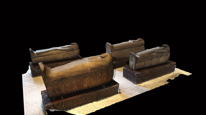 Stone Sarcophagi, Cairo Museum – Modello 3D gratuito STL
