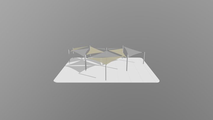 Triangle Sail Shades 3D Model