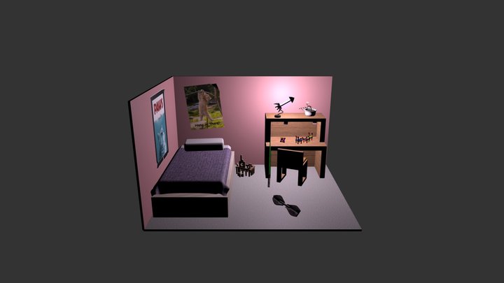 Kid's Room 3D Model
