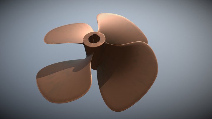 Boat propeller 3D Model