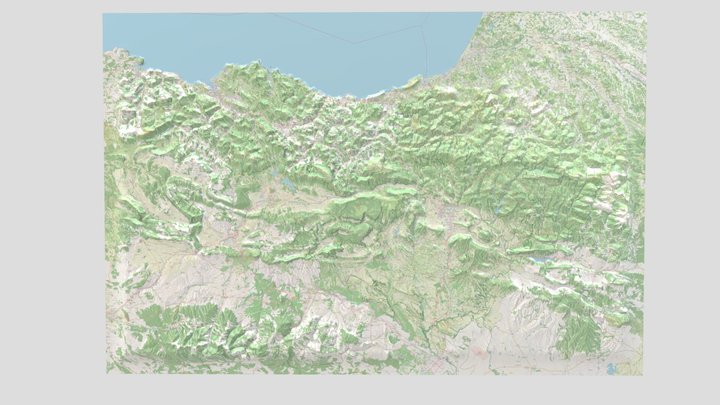 Pays Basque 3D Model