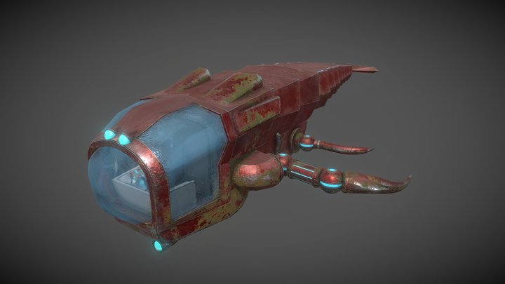 Ship Homar Final 3D Model