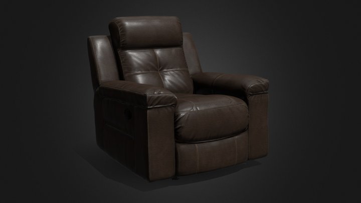 Rocker Recliner Sofa 3D Model
