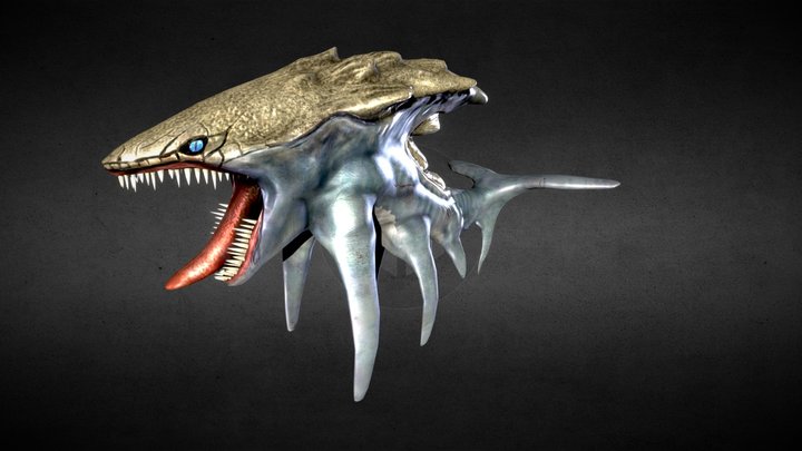 Glacier Terror Shark 3D Model