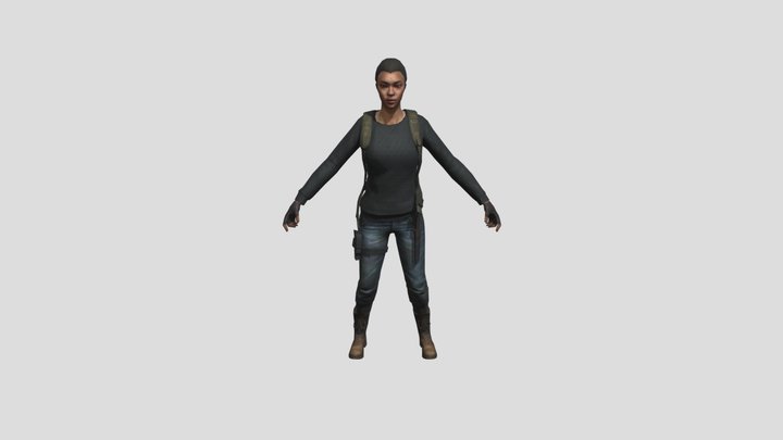 Twd sasha williams by maxdemon6_ddqq4ny 3D Model