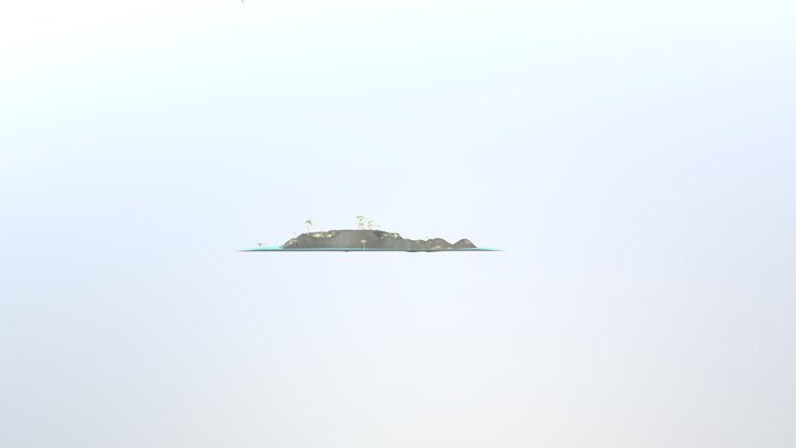 SK_ Island_ Height Texture 3D Model