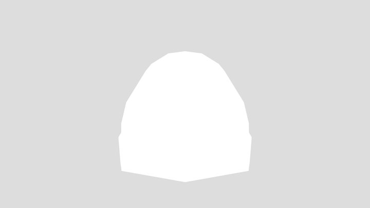 low poly beanie 3D Model