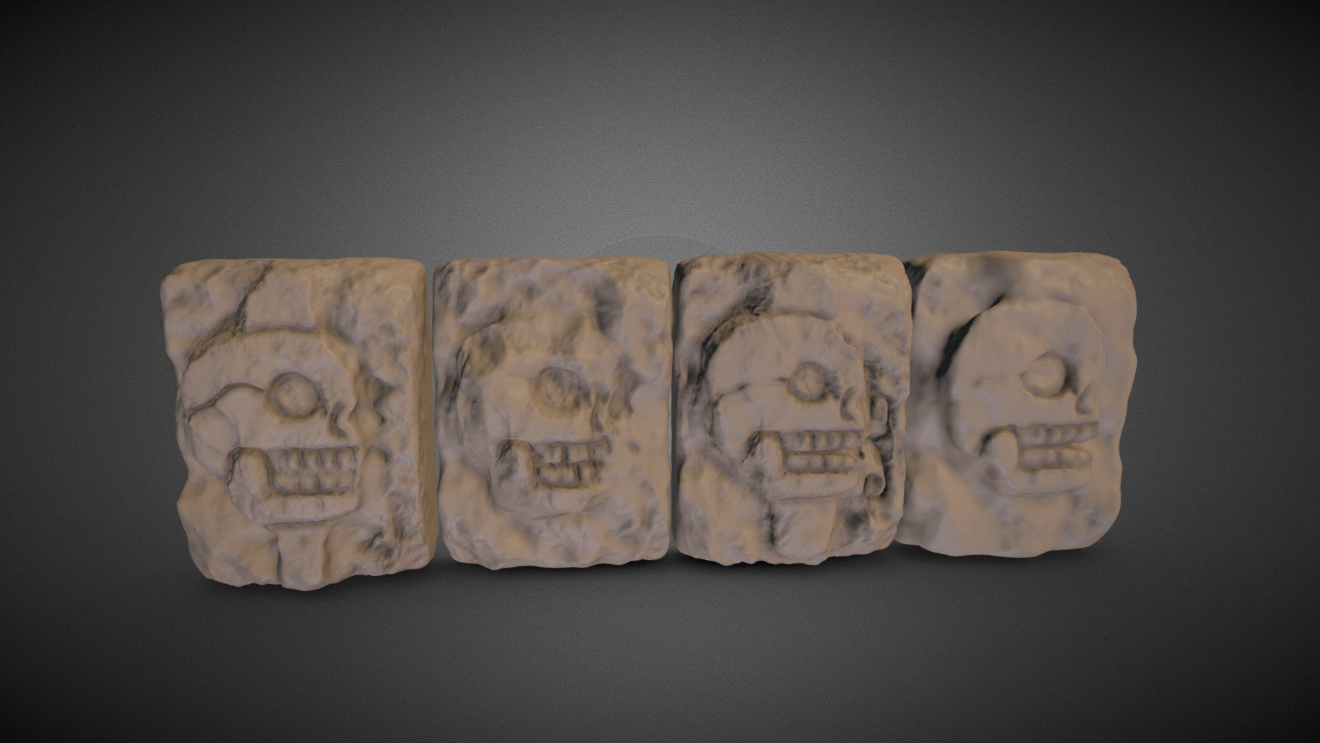 Skull Blocks Sculpt